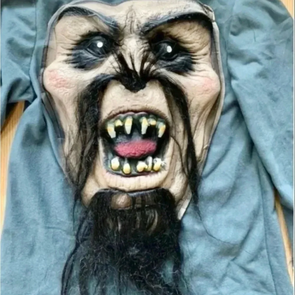 Costume dress up play time youth size medium scary shirt or dress 3-D Halloween